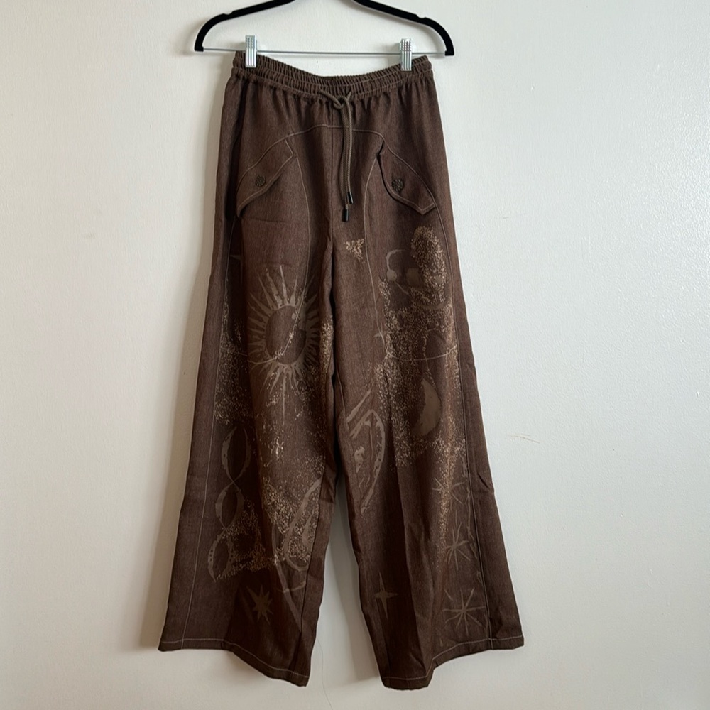 Brown celestial pants